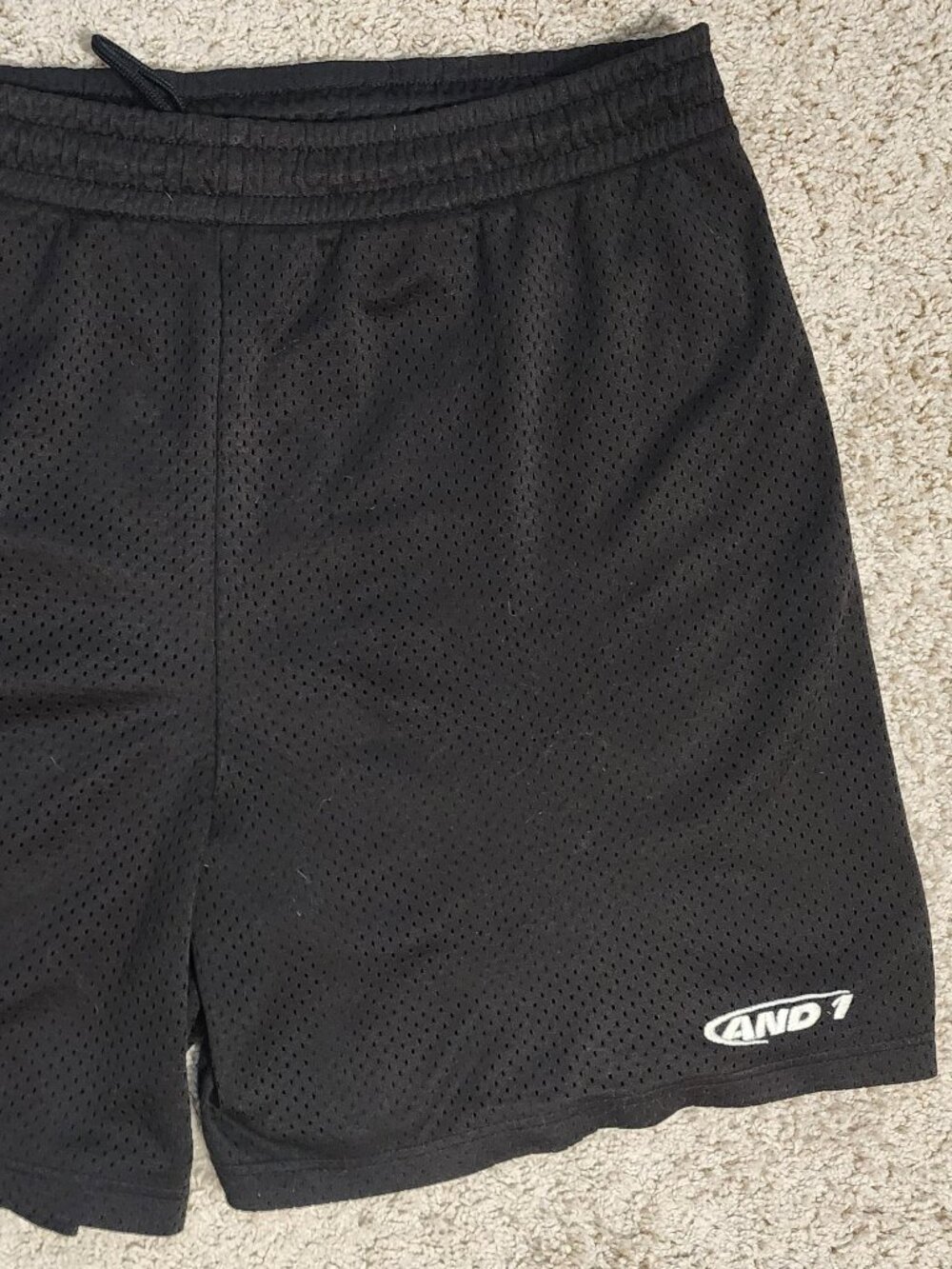 And1 - Men's Basketball Shorts - Size XL - Color Black - Mesh